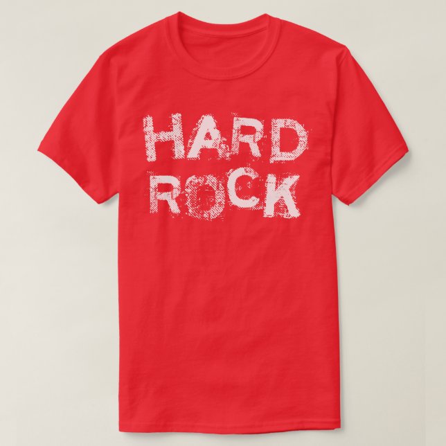 Hard rock music T-Shirt (Design Front)