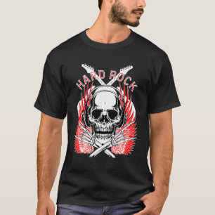 Hard Rock Skull Music – Edgy Rock & Roll A T-Shirt