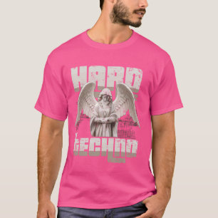 Hard Techno Angel Rave Music Raver Dark Techno T-Shirt