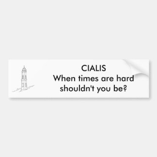 hard times bumper sticker