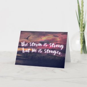 Hard times card - Christian