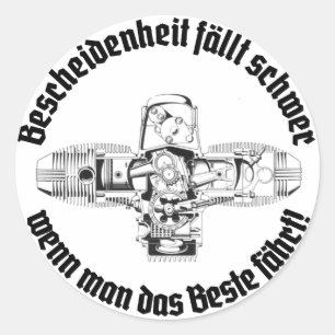 Hard to be humble sticker