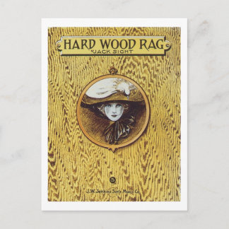 Hard Wood Rag Vintage Songbook Cover Postcard