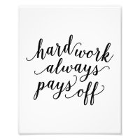 Hard Work | Art Print