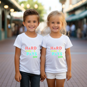 Hard Work Pays Off – Stay Focused, Stay Motivated Toddler T-Shirt