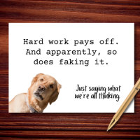 Hard Work vs Faking It Congrats