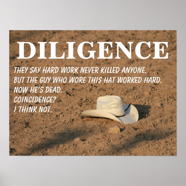 Hard work won't kill you (I promise) 3 Poster (Front)
