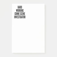 Hard Working Crime Scene Investigator