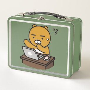 Hard Working Ryan coffee Metal Lunch Box