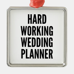 Hard Working Wedding Planner Metal Tree Decoration