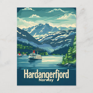 Hardangerfjord Norway Postcard