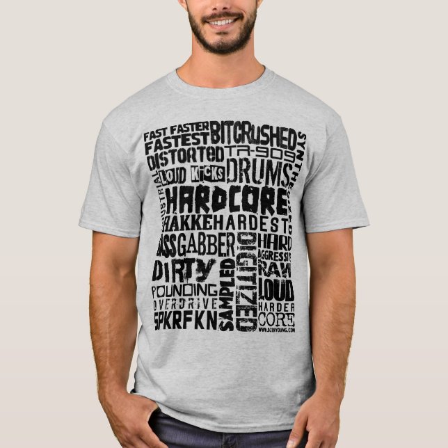 Hardcore01-black T-Shirt (Front)