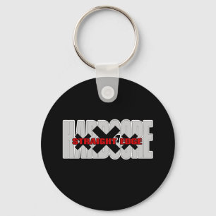 Hardcore Black Key Ring