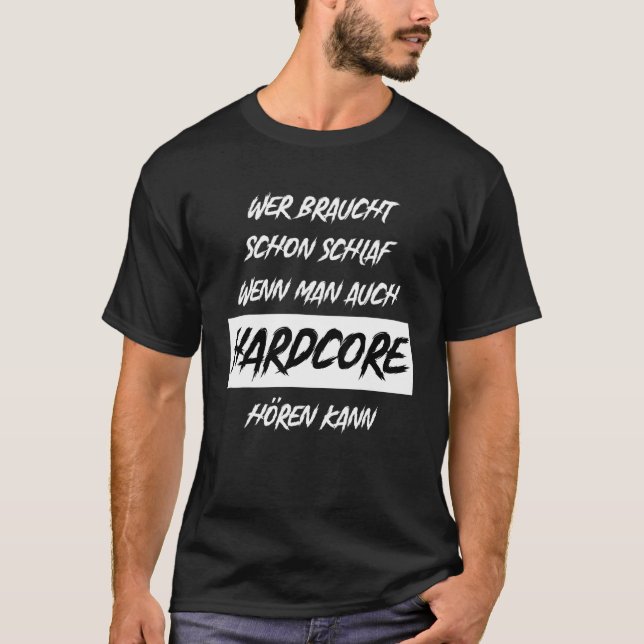 Hardcore Festival Music Hardstyle Rave T-Shirt (Front)