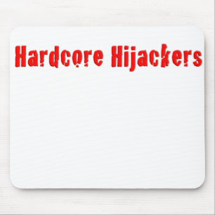 Hardcore Hijackers Logo Design on a Mouse Pad
