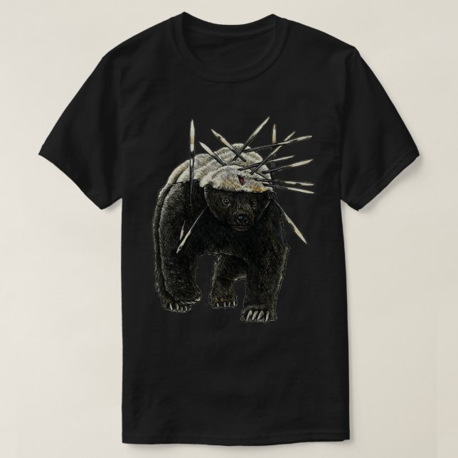 HARDCORE HONEY BADGER TShirt Classic TShirt (Design Front)