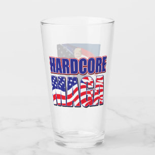 Hardcore MAGA Glass
