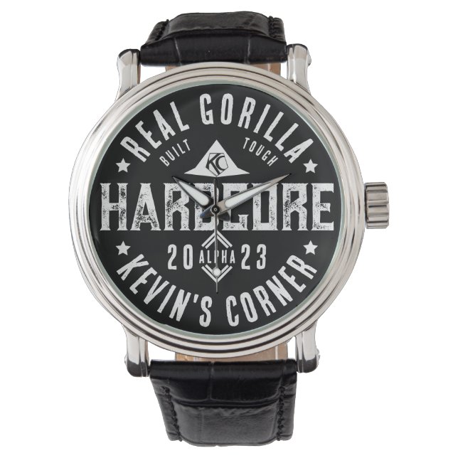 HARDCORE Real Gorilla Built Tough Alpha Male Watch (Front)