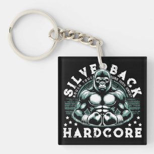 HARDCORE SILVERBACK GORILLA KEY RING