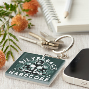 HARDCORE SILVERBACK GORILLA KEY RING