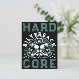HARDCORE SILVERBACK GORILLA POSTCARD