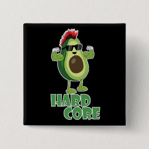 hardcore sunglasses 15 cm square badge