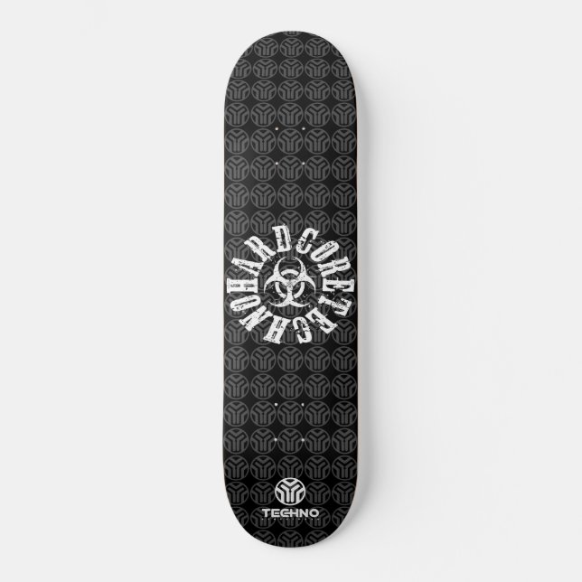 Hardcore Techno - Skateboard (Front)