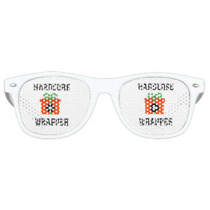 Hardcore Wrapper Christmas Holiday Gift Retro Sunglasses