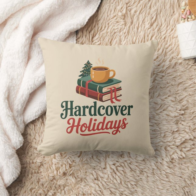 Hardcover Holidays Cozy Reading Accent Cushion (Blanket)