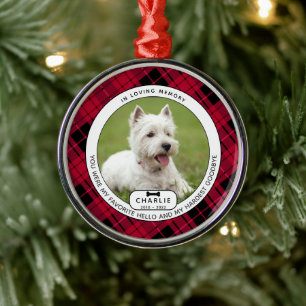 Hardest Goodbye Pet Memorial Glass Ornament