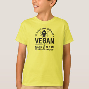 Hardest Part Vegan, Milk the Almonds, Vegan Boy's T-Shirt