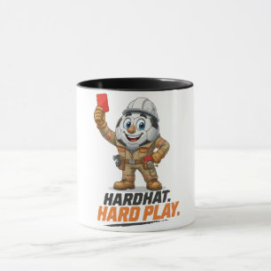 Hardhat Hard Play Soccer Referee Mug