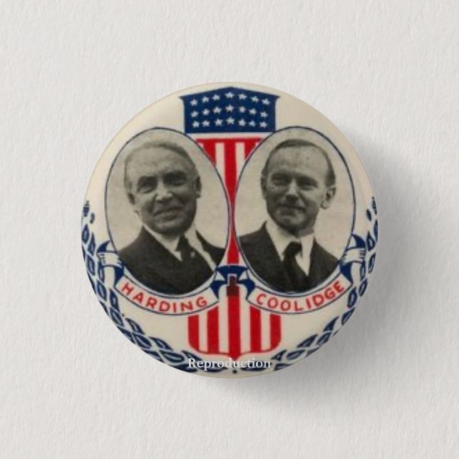 Harding 3 Cm Round Badge (Front)
