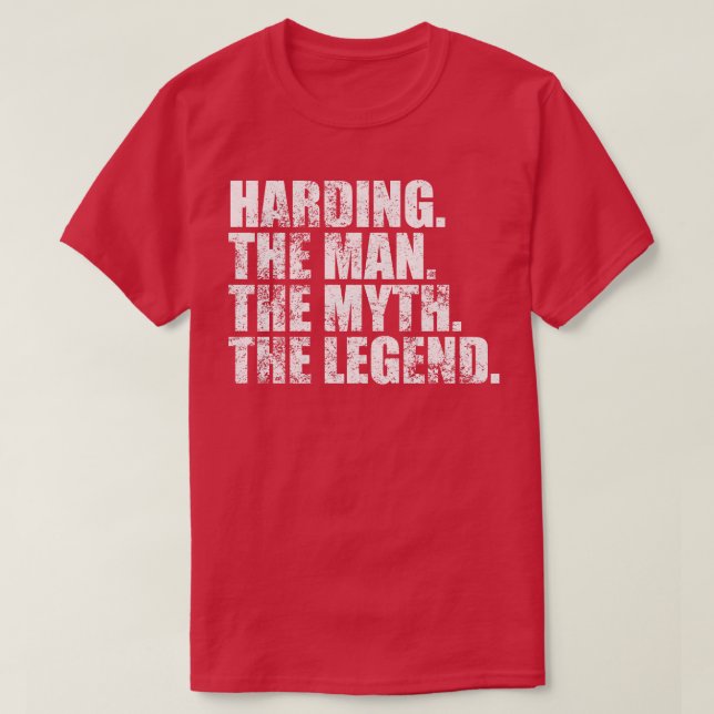 HardingHarding Family name Harding last Name Hardi T-Shirt (Design Front)