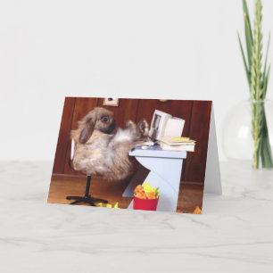 Hardly Workin' Card