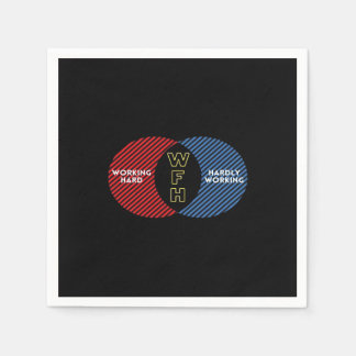 Hardly Working - WFH Napkin