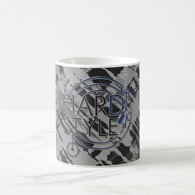 HARDSTYLE DJ - metal design Coffee Mug (Center)