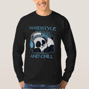 Hardstyle Panda Headset Music Concert Festival T-Shirt