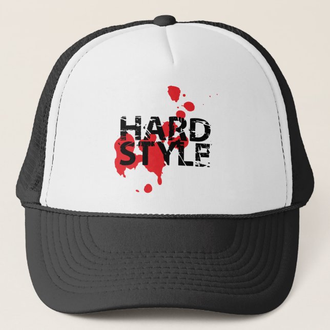 Hardstyle Splatter Trucker Hat (Front)