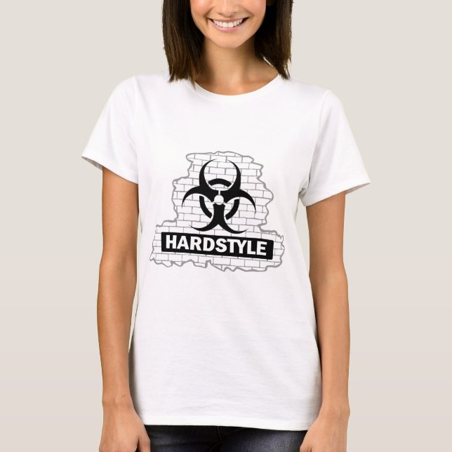 Hardstyle Wall Smash Design T-Shirt (Front)
