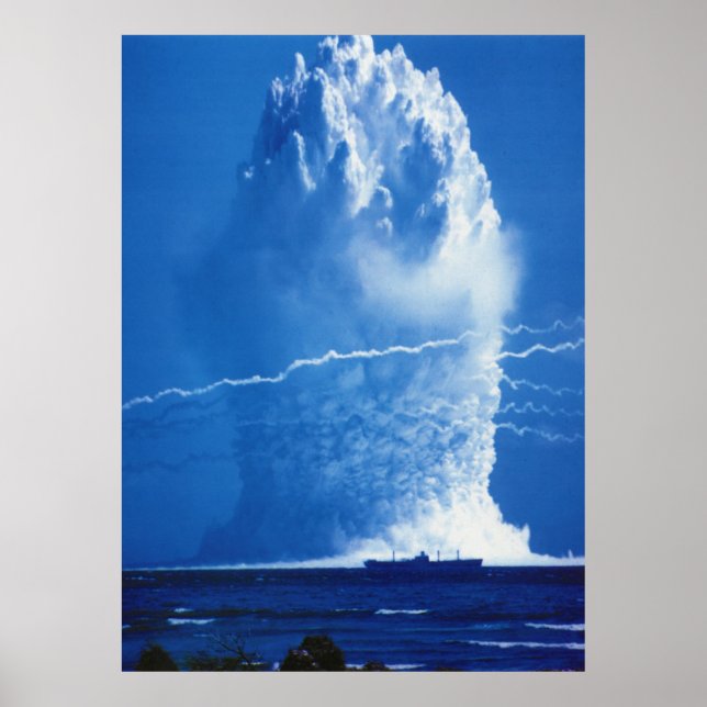 Hardtack Umbrella Underwater Nuclear Test 1958 Poster (Front)