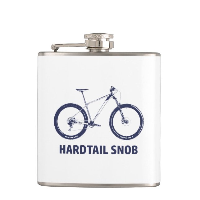 Hardtail Snob Hip Flask (Front)
