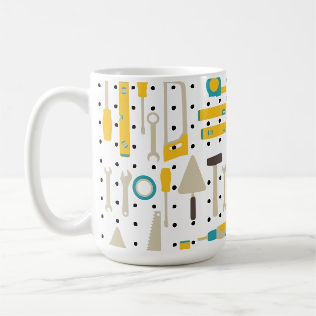 Hardware and Construction Tools Coffee Mug (Left)