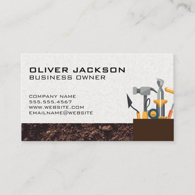 Hardware Tools | Dirt Business Card (Front)