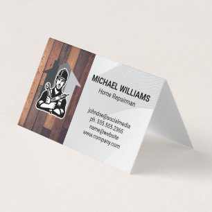 Hardware Tools Handyman Home Renovations Business Card