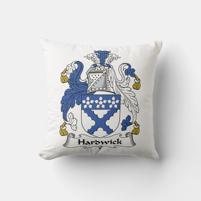 Hardwick Family Crest Cushion (Front)