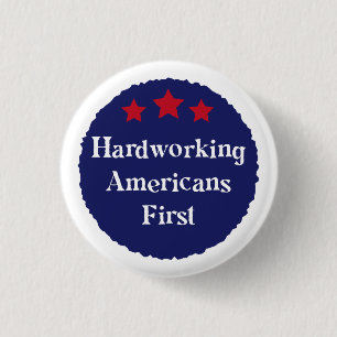 Hardworking Americans First Patriotic Badge