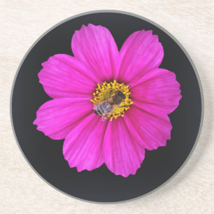 hardworking bee coaster