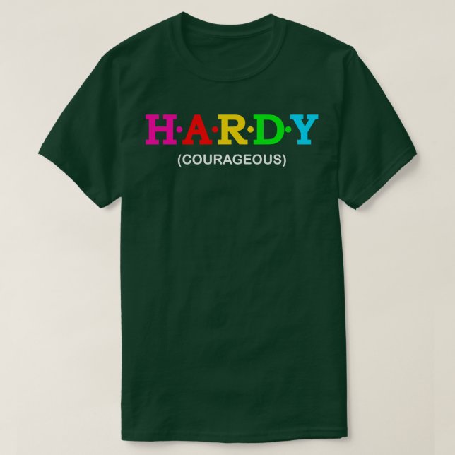 Hardy Courageous T-Shirt (Design Front)