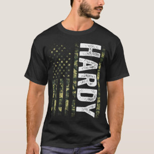 Hardy Last Name Funny Surname Team Hardy Family Re T-Shirt